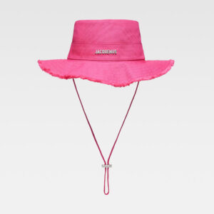 Jacquemus - chapéu de balde Artichaut -Rosa Escuro