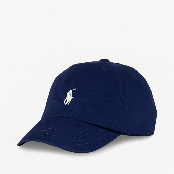 Polo Ralph Lauren algodao - Azul Escuro e Branco