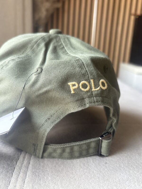 Polo Ralph Lauren algodao - Verde e Logo Amarelo dourado - Image 3