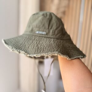 Jacquemus - chapéu de balde Artichaut -Verde Khaki